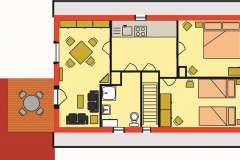 Grundriss Wohnung Obergeschoss