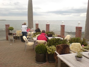 Klein Helgoland - Sitzplatz direkt am Meer