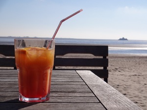 Cocktail am Meer bei Schapers